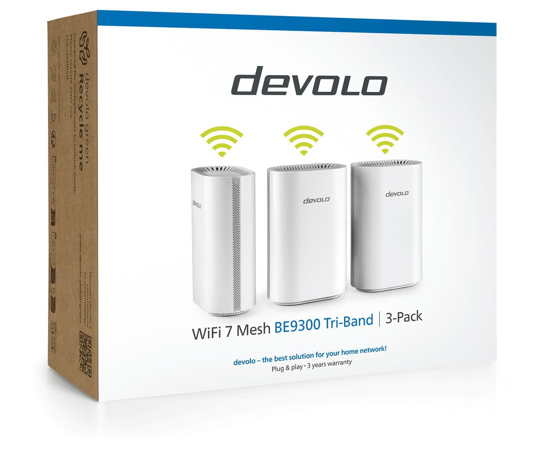 Devolo WiFi 7 Mesh BE9300 Tri-Band 3Pack
