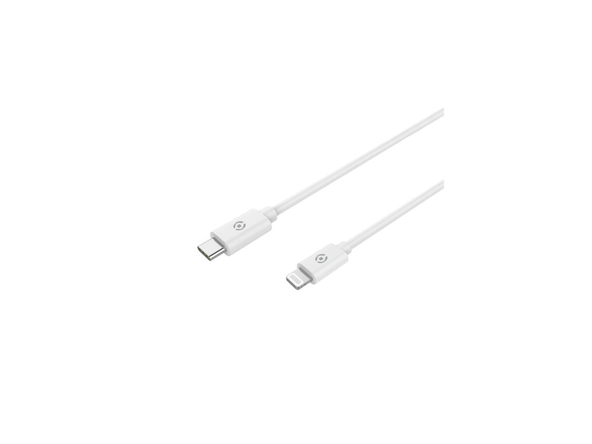 Celly Lightning to UBS-C white 1m