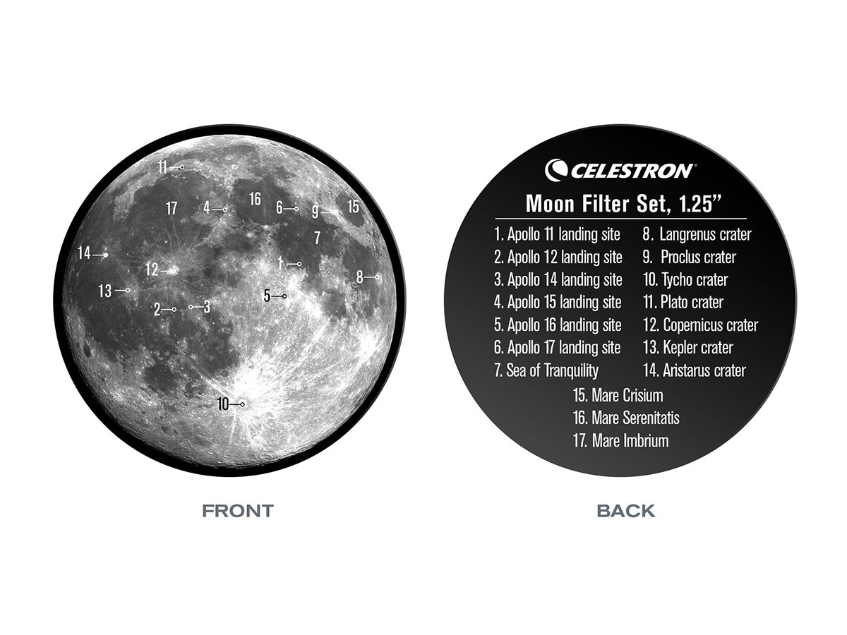 Celestron Mondfilter-Kit 4 St. 1.25"
