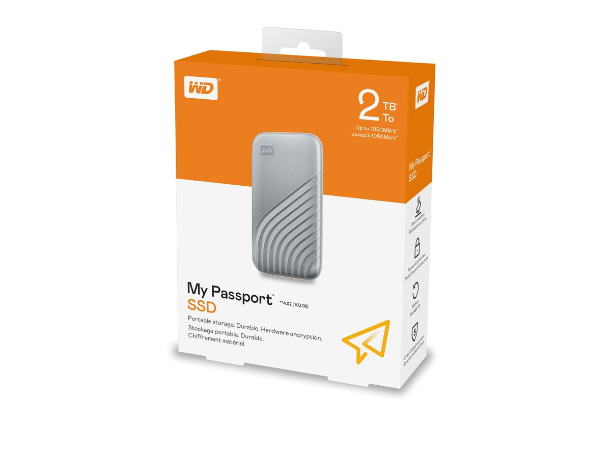 WD My Passport SSD 2TB silver