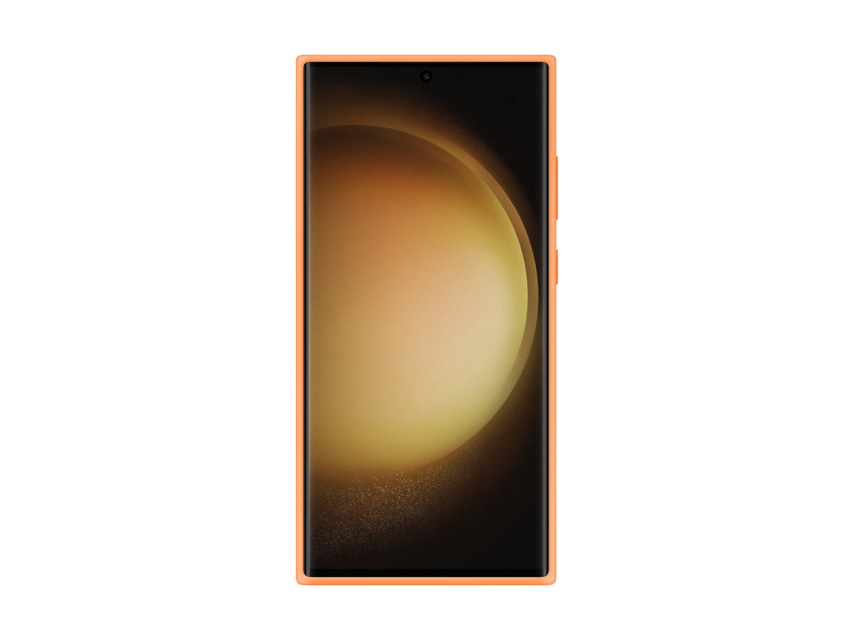 Samsung S23 Ultra Silicone Case Orange