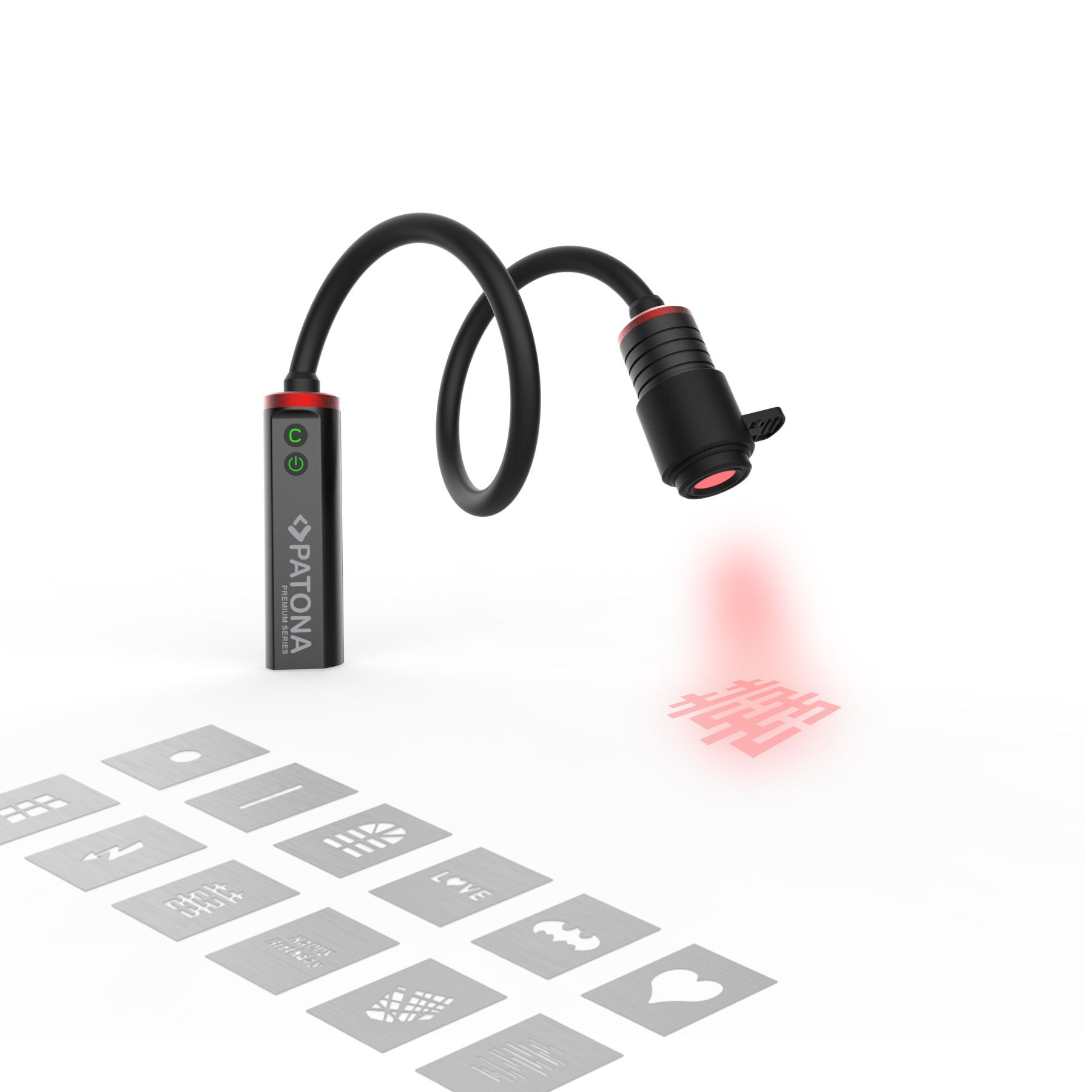 Patona 5-Farben Makro LED Leuchte ML05