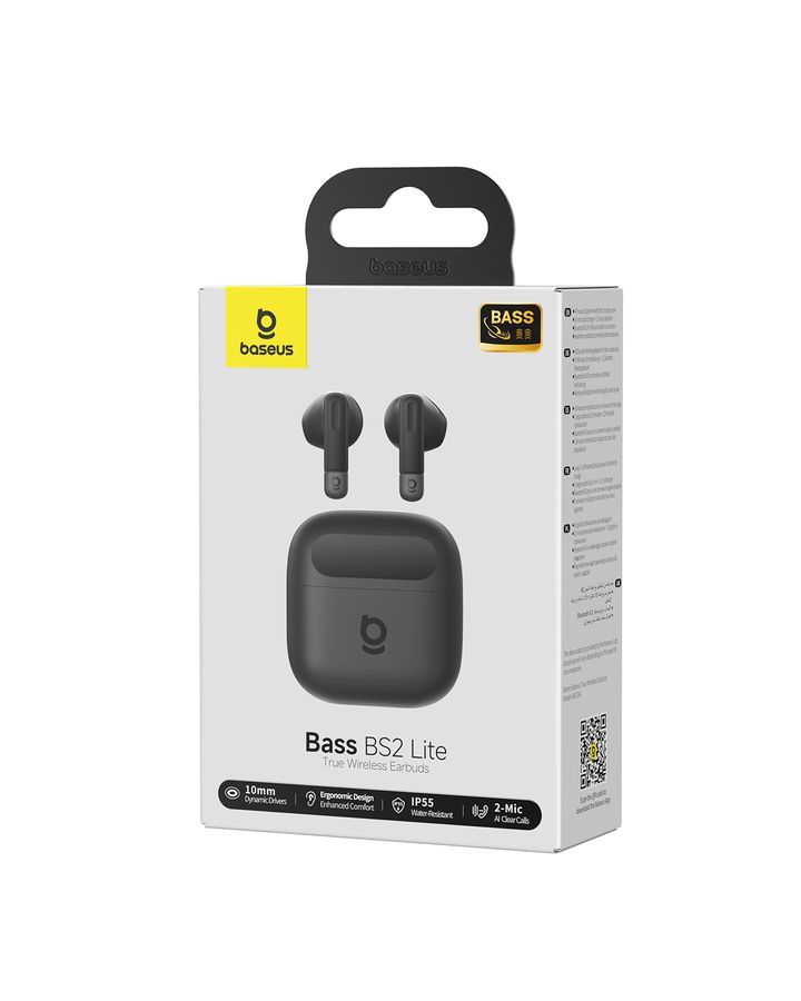 Baseus Bass BS2 Lite TWS Earbuds Black
