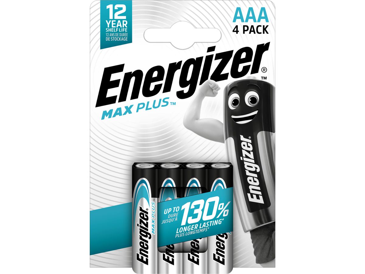 Energizer Max Plus  Micro (AAA) 4 Stück