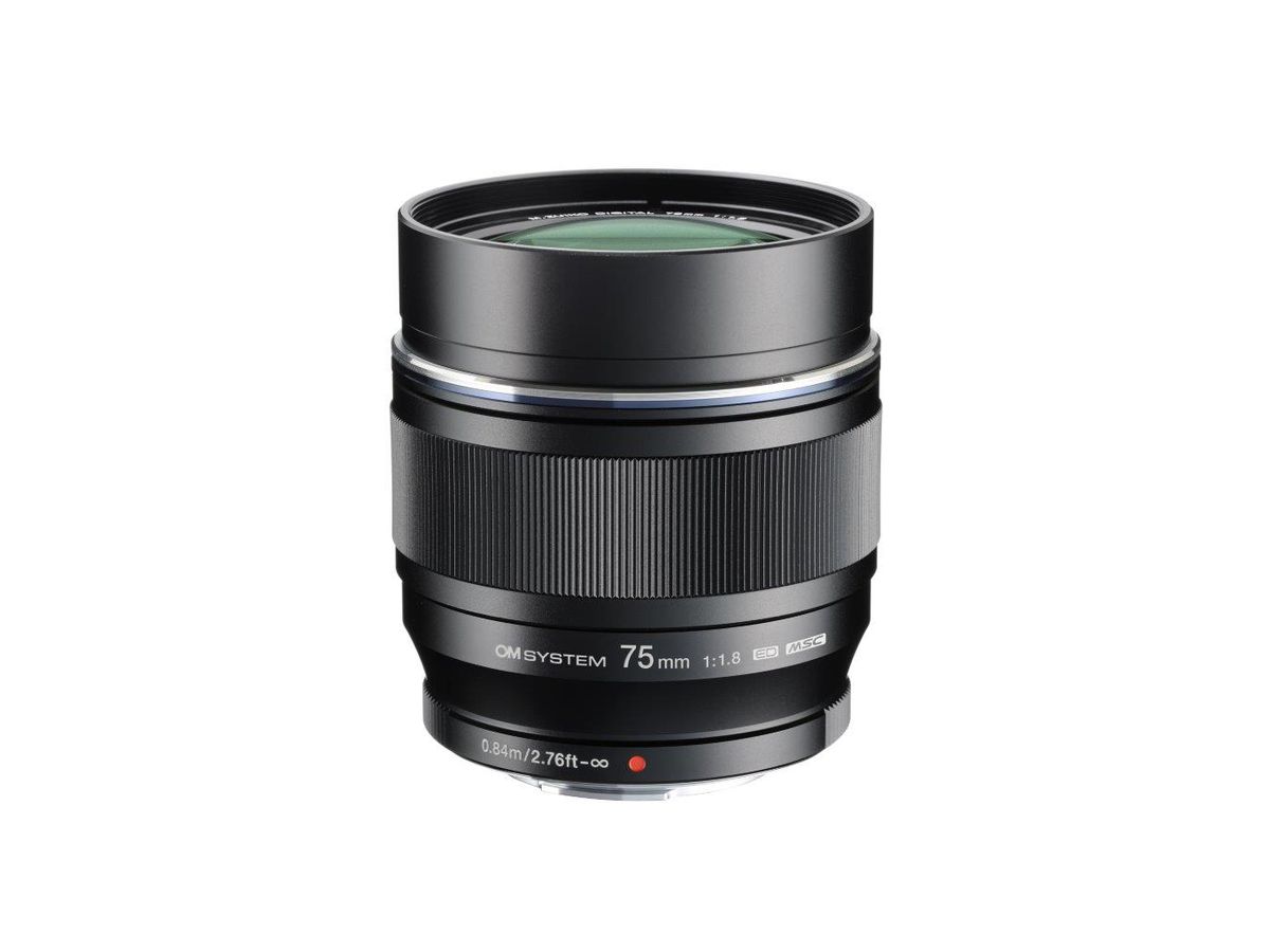 OM System m.Zuiko ED 75mm 1:1.8 black