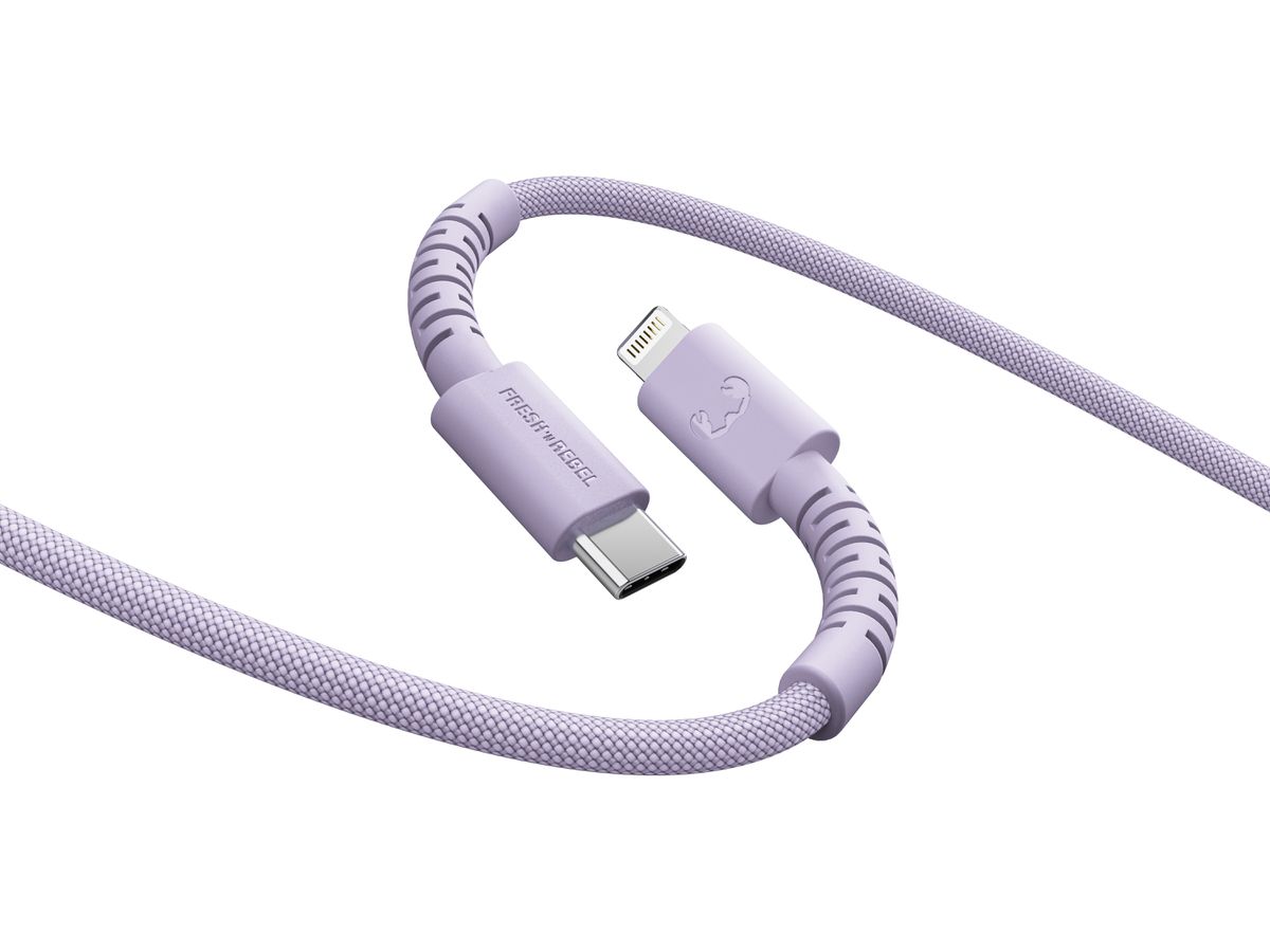 Fresh 'n Rebel USB-C to Lightning Lilac
