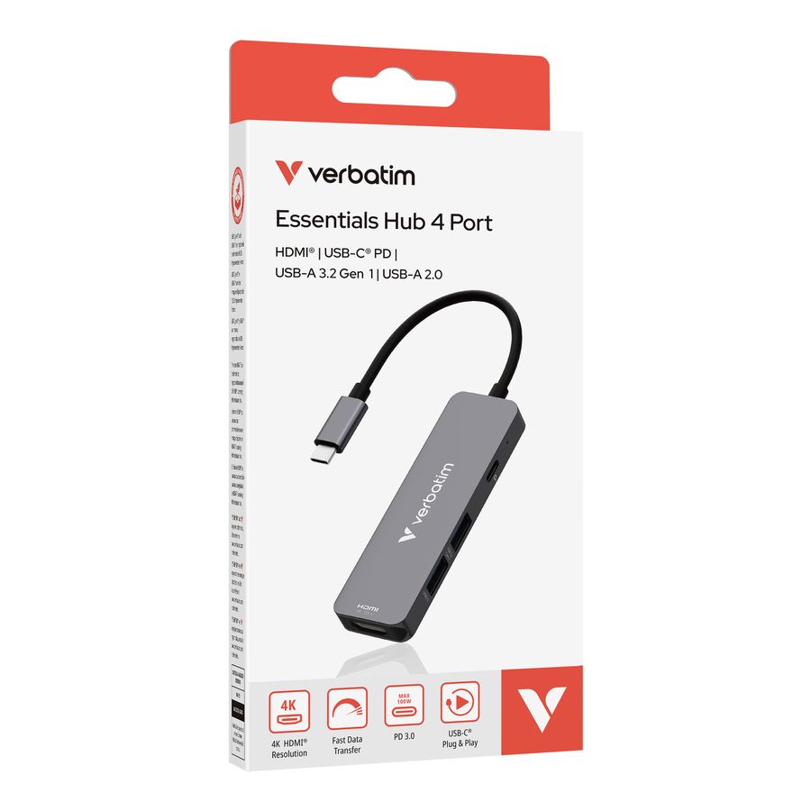 Verbatim 4 in 1 USB-C Multiport Hub