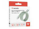 Verbatim Magnetic Cable USB-C 100W Green