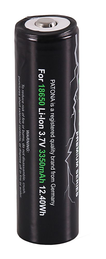 Patona Premium Akku 18650 sharp button