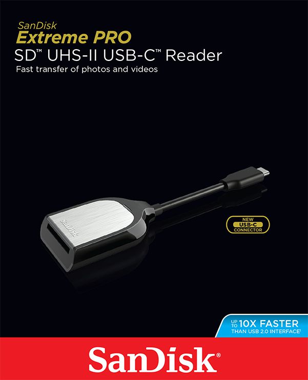 SanDisk ExtremePRO UHSII Typ-C SD-Reader