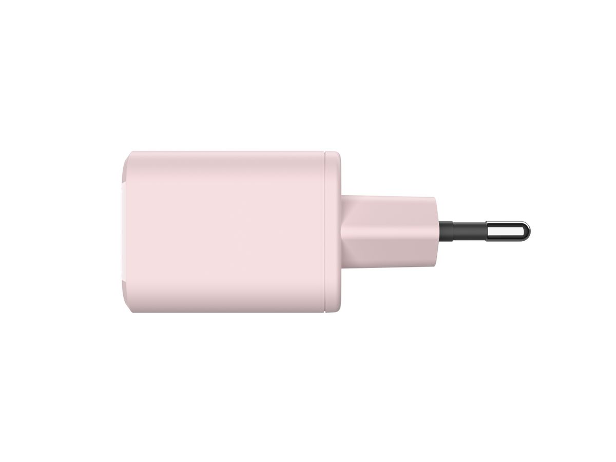 Fresh'N Rebel Mini Charger USB-C + A PD Smokey Pink 30W