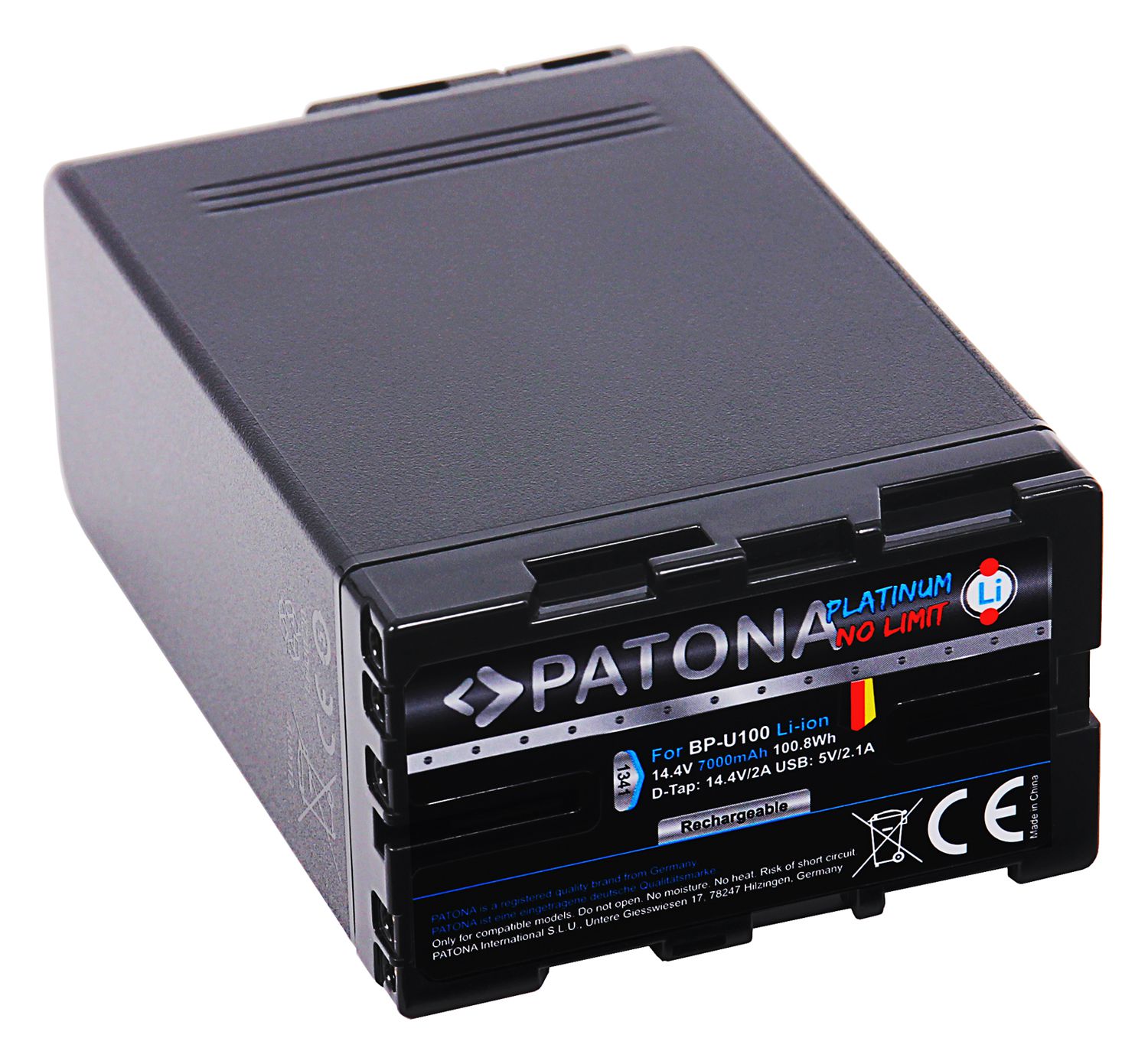 Patona Platinum Batterie Sony BP-U100