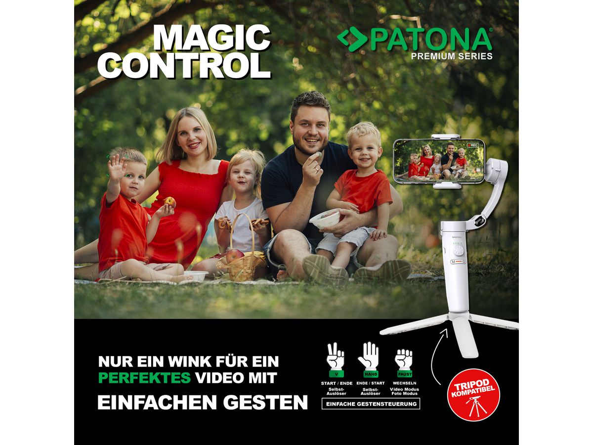 Patona 3-Achsen Gimbal Smartphone