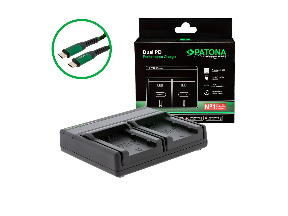 Patona Dual PD Fuji NP-W235 USB-C