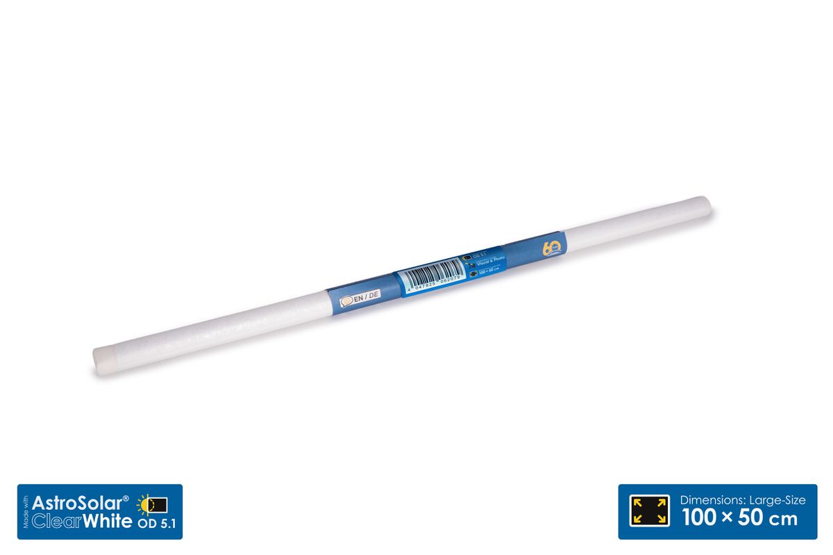 Baader AS ClearWhite Folie OD5.1 100x50