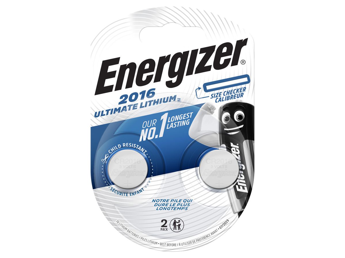 Energizer CR 2016 Ultimate Lithium 2 St.