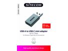 Sitecom USB-A to USB-C Mini Adapter