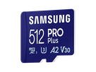 Samsung Pro+ microSDXC 180MB/s 512GB, V30, A2