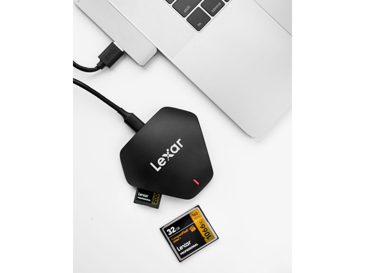 Lexar Multi-Card 3-in-1 USB-C Reader