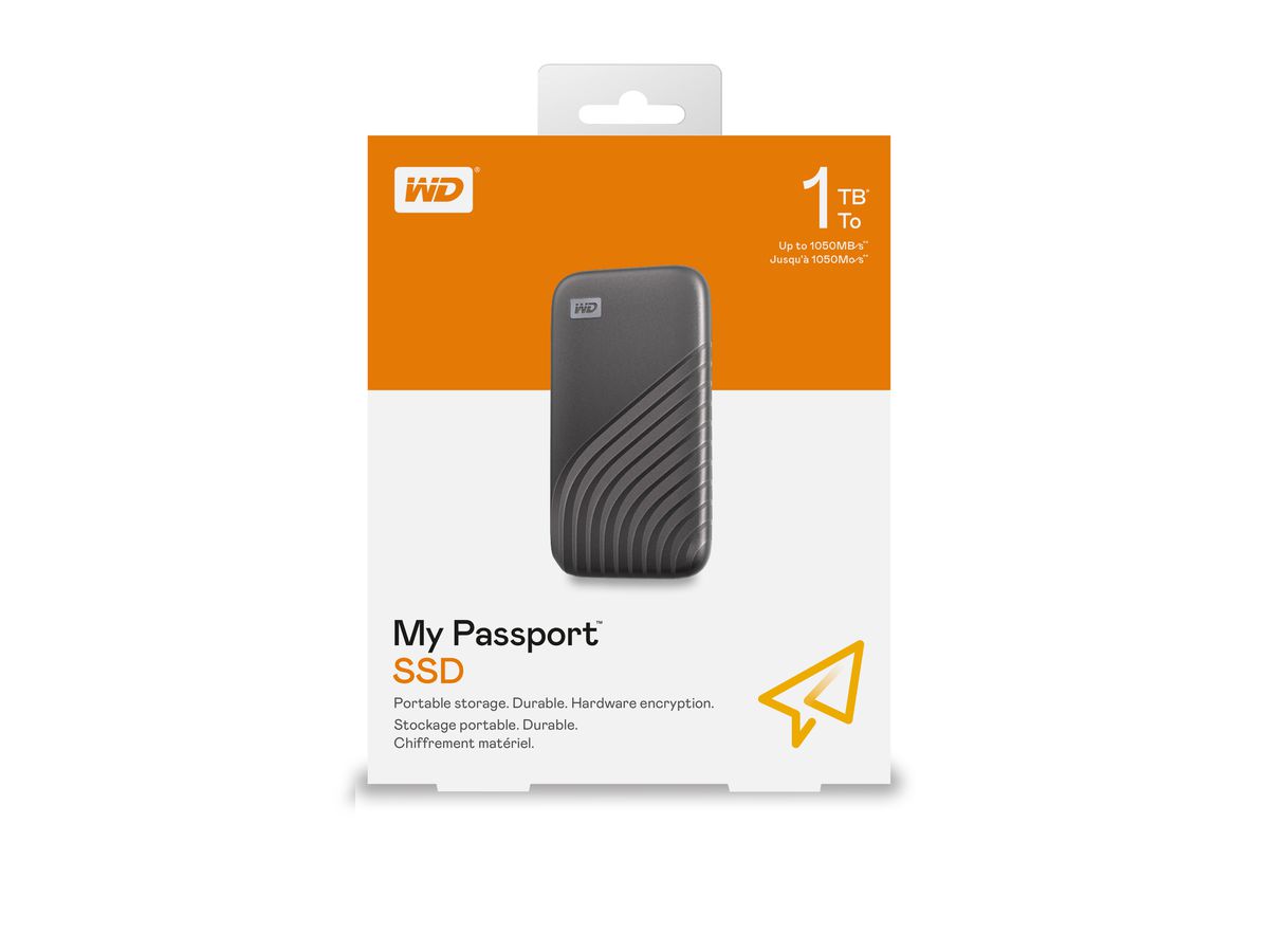 WD My Passport SSD 1TB space grey