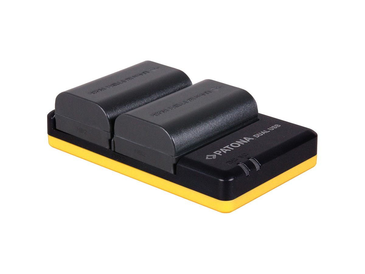 Patona LP-E6NH Set Chargeur + 2 Batterie