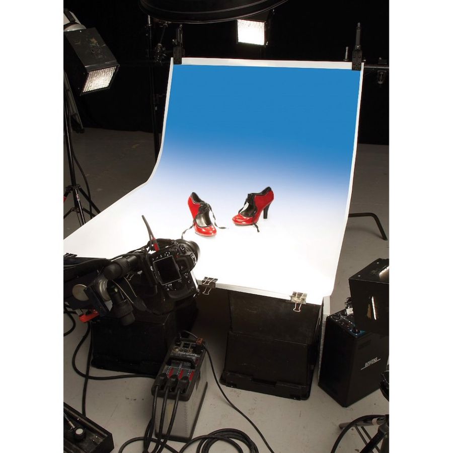 Colorama Colorgrad 110x170cm White/Blue