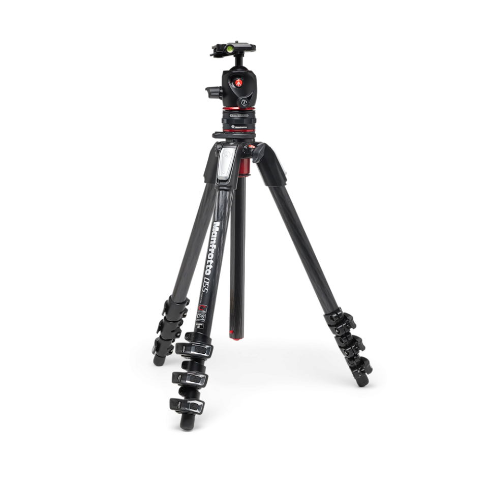 Manfrotto 055XPRO Carbon Tripod w/BH