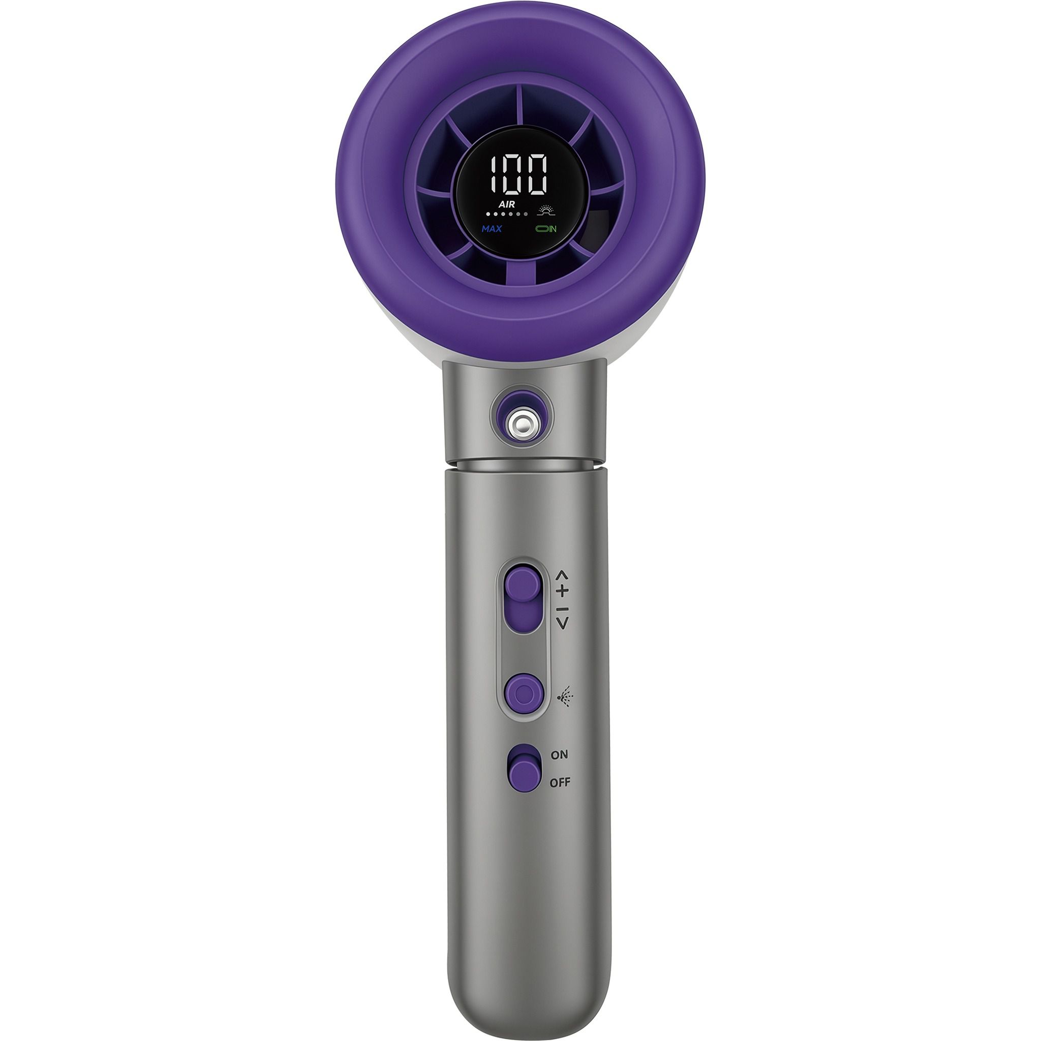 Verbatim Aqua Breeze Handheld Fan Grey