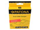 Patona Chargeur Dual USB DMW-BLF19