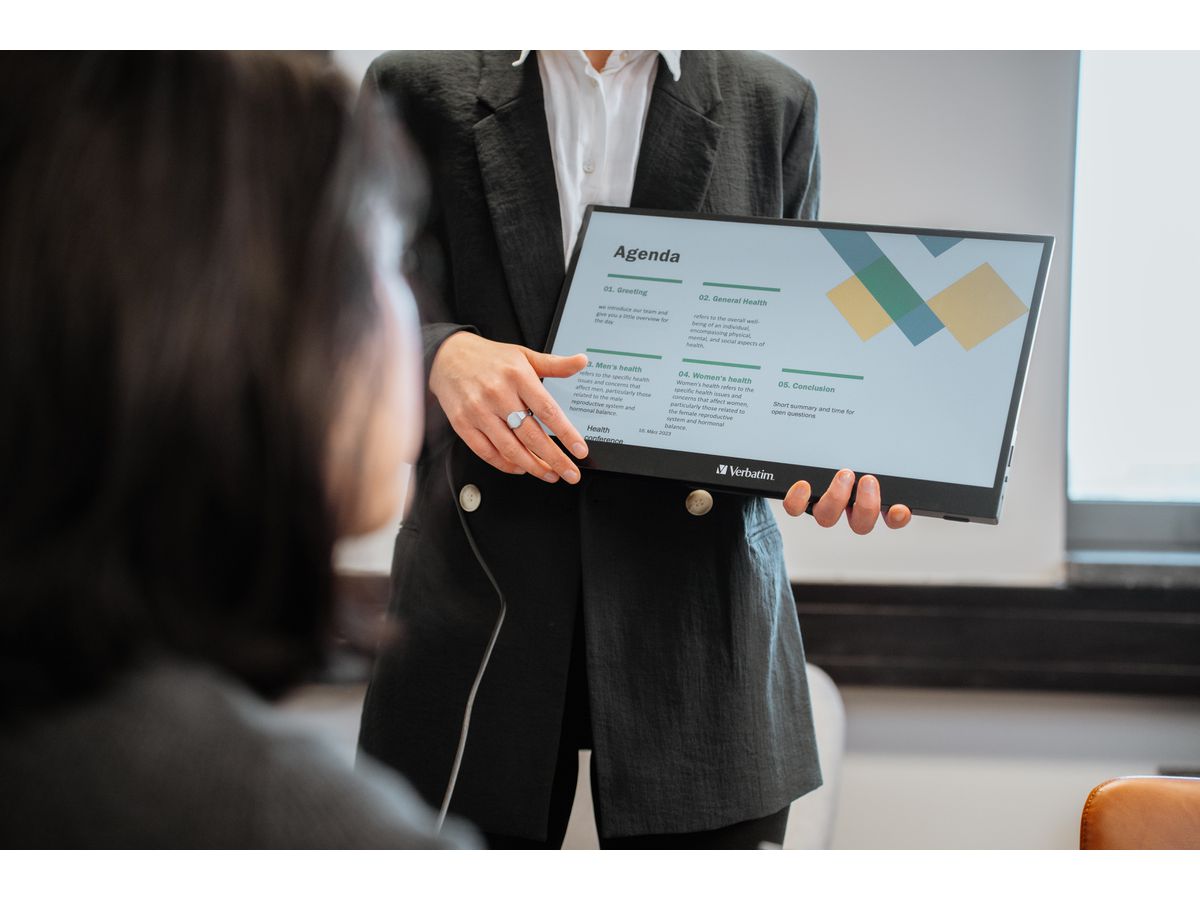 Verbatim Port. Touchscreen Monitor 17.3"