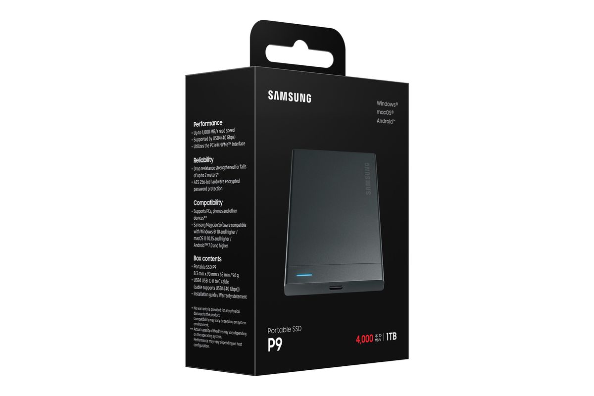Samsung Portable SSD P9 1TB USB 4.0