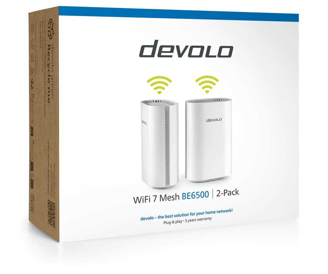 Devolo WiFi 7 Mesh BE6500 2-Pack