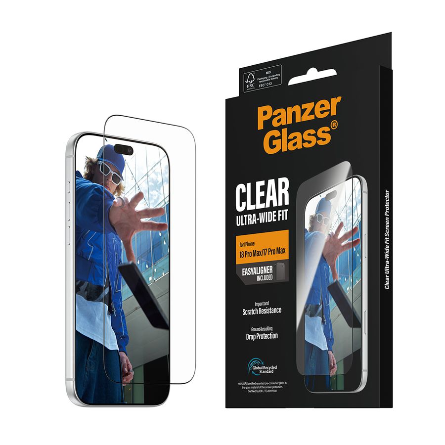 PanzerGlass iP 17/18ProMax Displayschutz