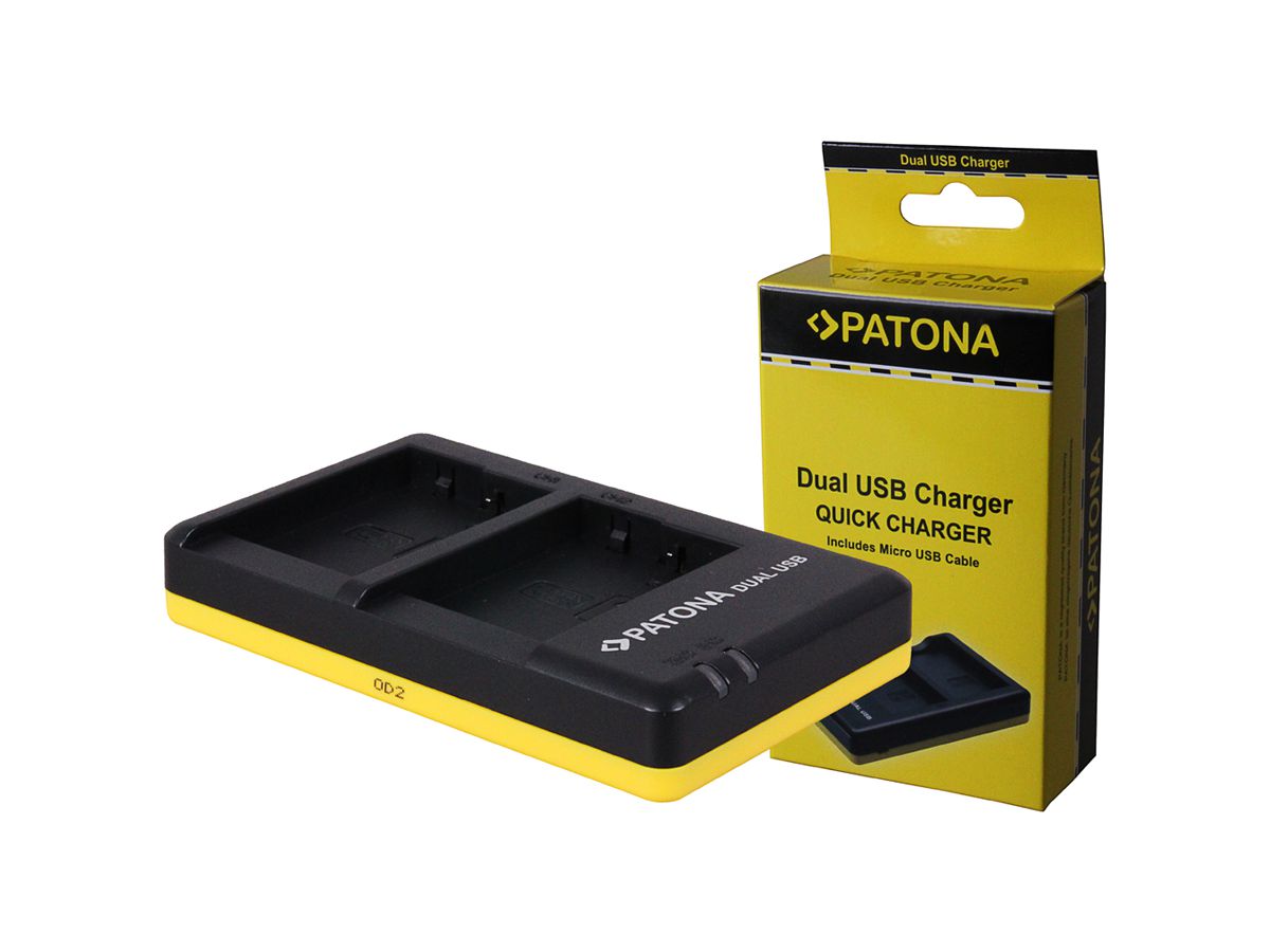 Patona Chargeur Dual USB Panasonic BLG10