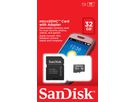 SanDisk microSDHC 32GB mit SD Adapter