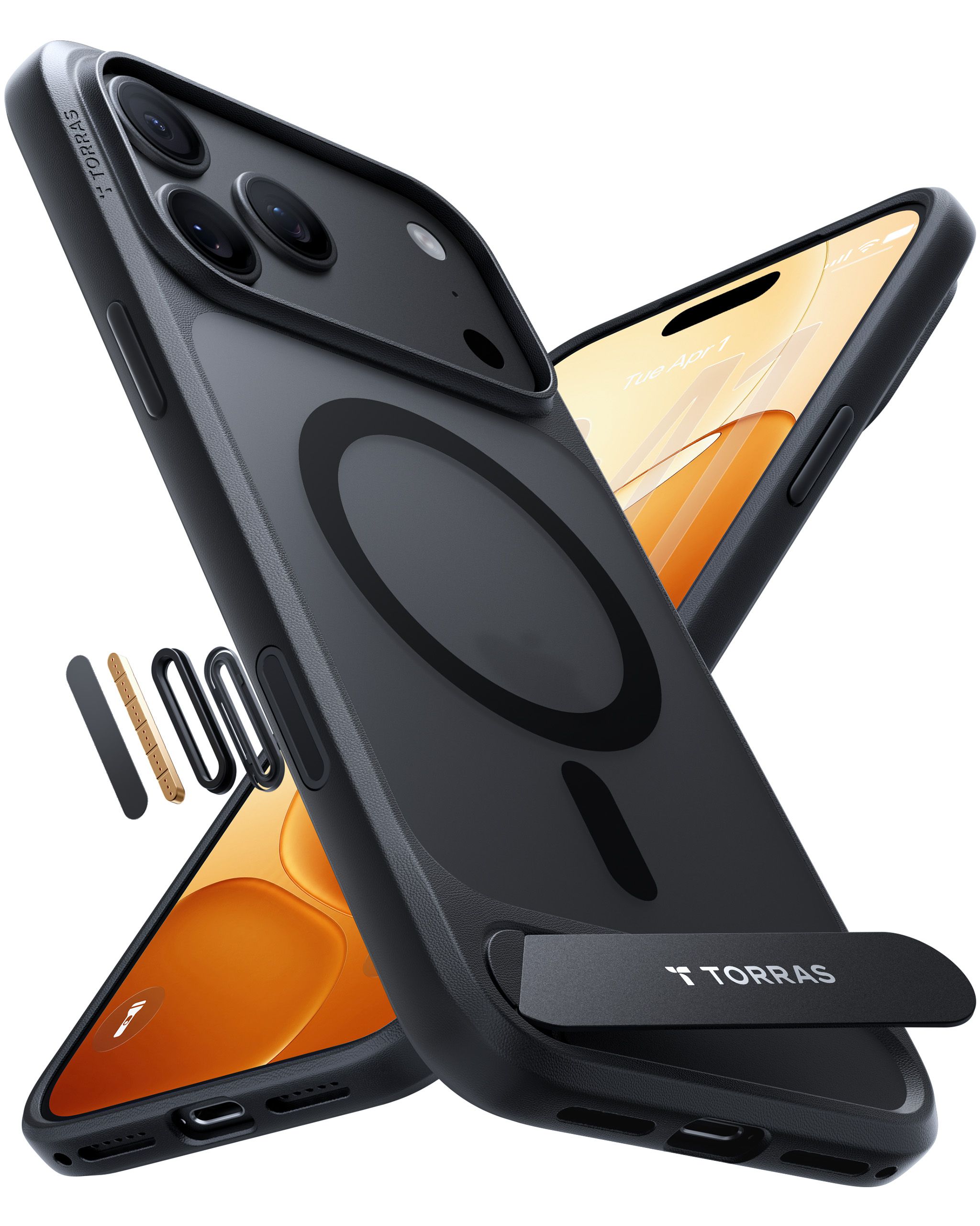 Torras Ostand iPhone 18 Pro Black