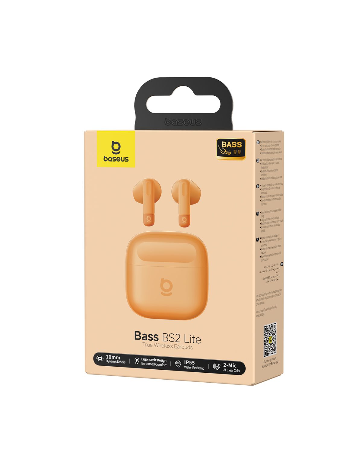 Baseus Bass BS2 Lite TWS Earbuds Orange