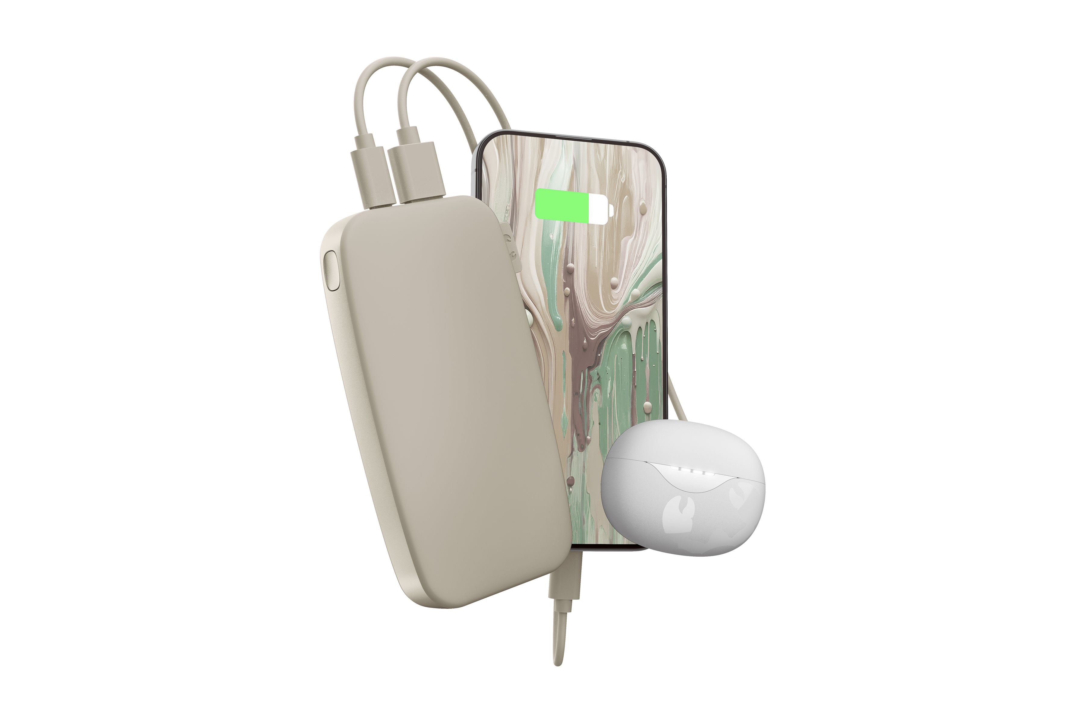 Fresh 'n Rebel Powerbank 12000 mAh Sand