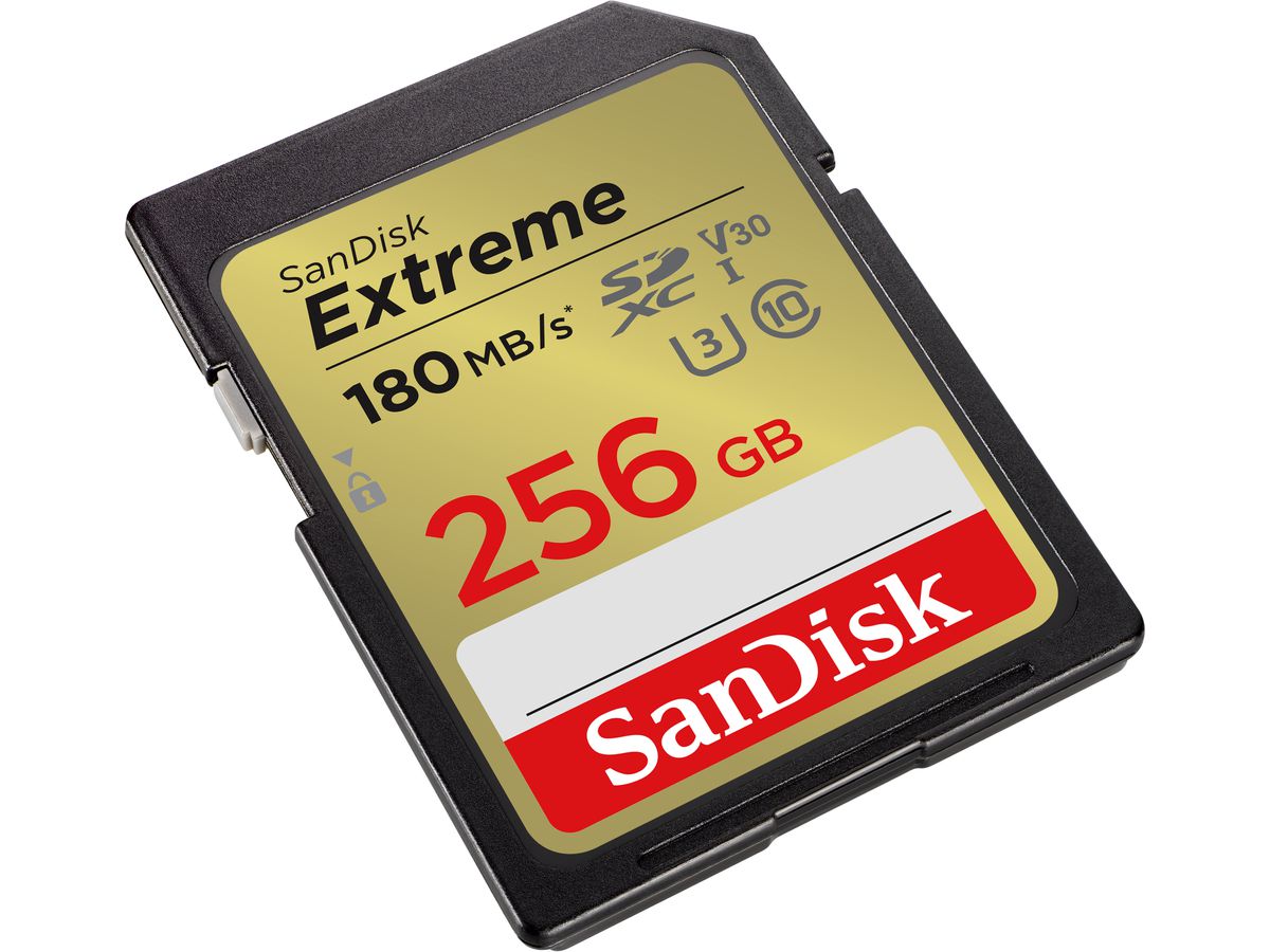 SanDisk Extreme 180MB/s SDXC 256GB