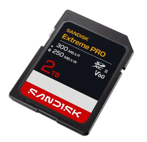 SANDISK Extreme PRO 300MB/s SDXC 2TB
