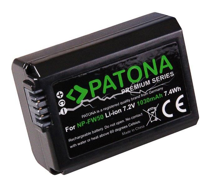 Patona NP-FW50 Fast Charger+2 Akkus Kit