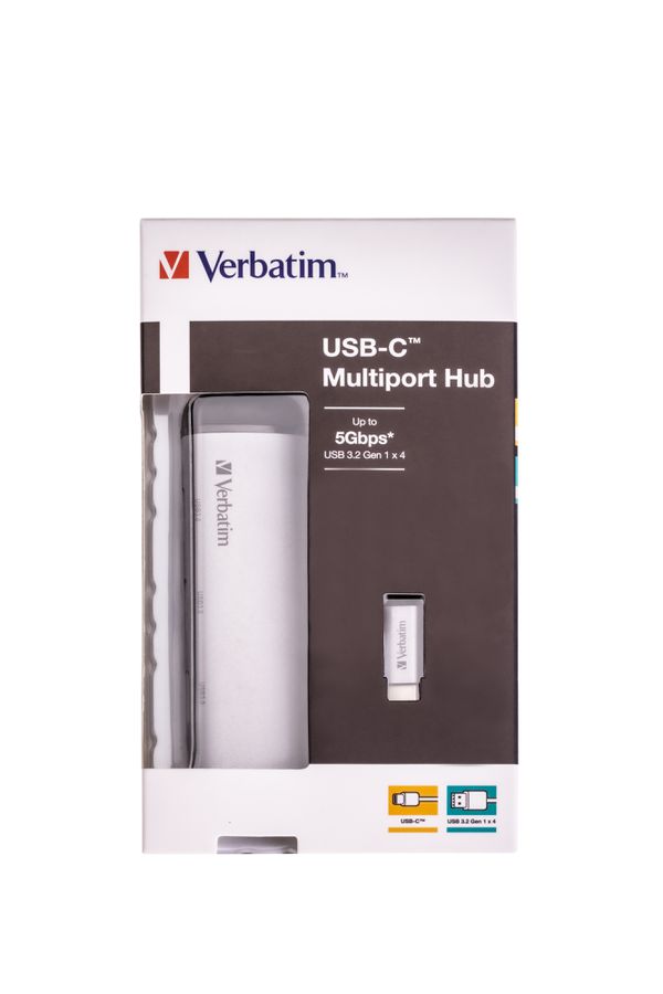 Verbatim USB-C to 4x USB-A Hub