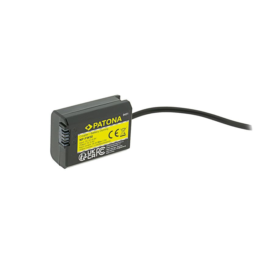 Patona Coupler Set Sony NP-FW50