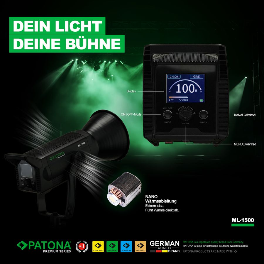 Patona Premium LED Light ML-1500