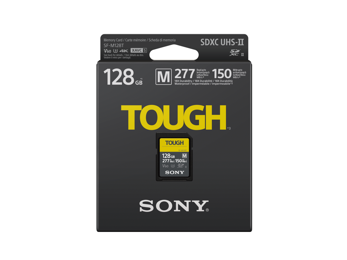 Sony SF-M Tough SDXC 128GB UHS-II 277MBs