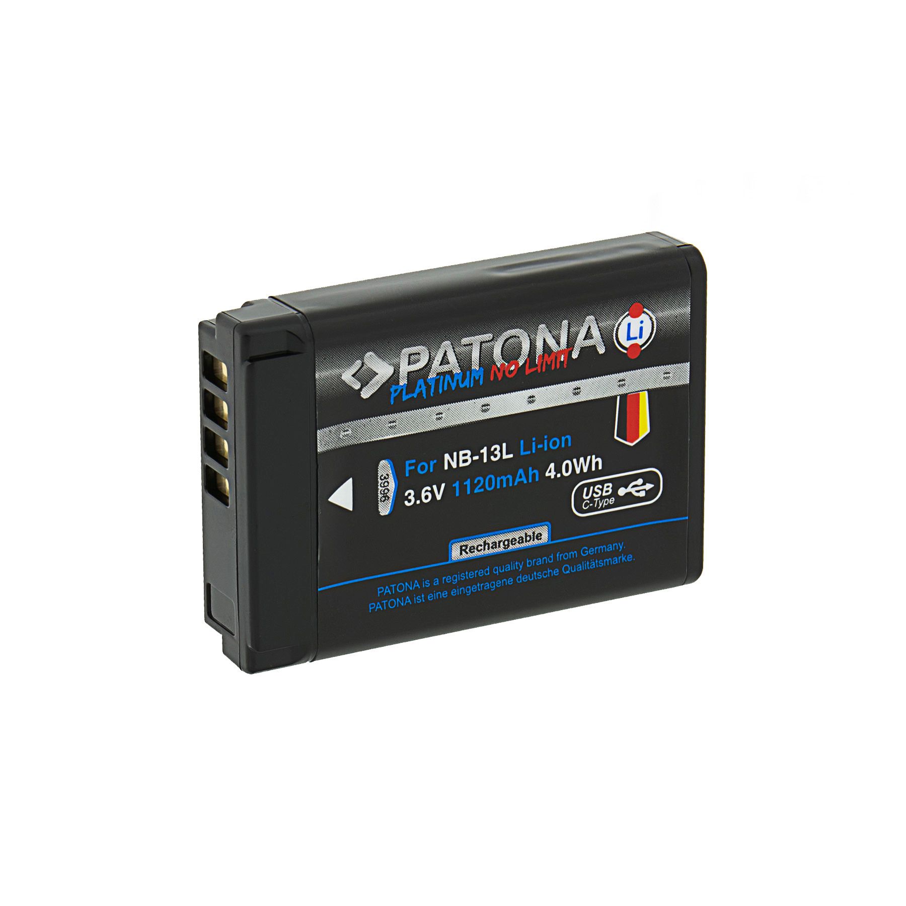 Patona Platinum USB-C Canon NB-15L/ 13L