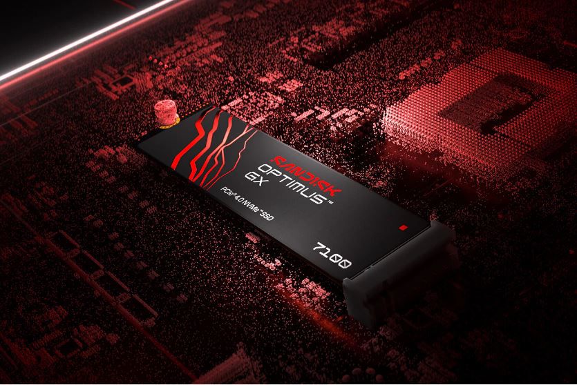SANDISK Optimus GX 7100 NVME SSD 4TB