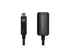 TetherBoost Pro USB-C Ext Cable Blk