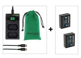 Patona NP-W126S Fast Charger+2 Akkus Kit