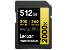 Lexar 2000x UHS-II SDXC 512GB Gold